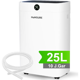 Вологопоглинач повітря 25л з таймером 24г, автоматичним розморожуванням та безперервним відведенням води