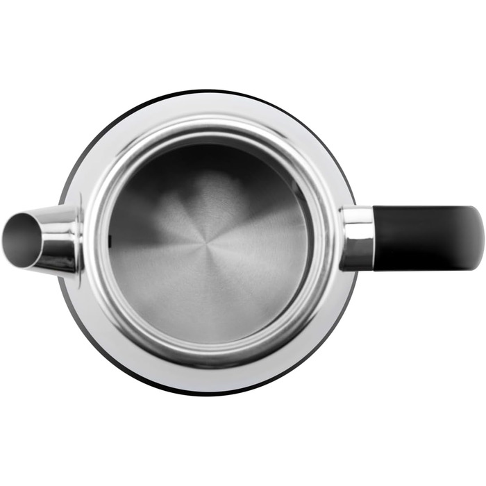 Електричний чайник ETA Storio I, 2200 Вт, 1,7 л, індикатор рівня води, автовимкнення, захист від перегріву, шнур посередині, фільтр, чорний