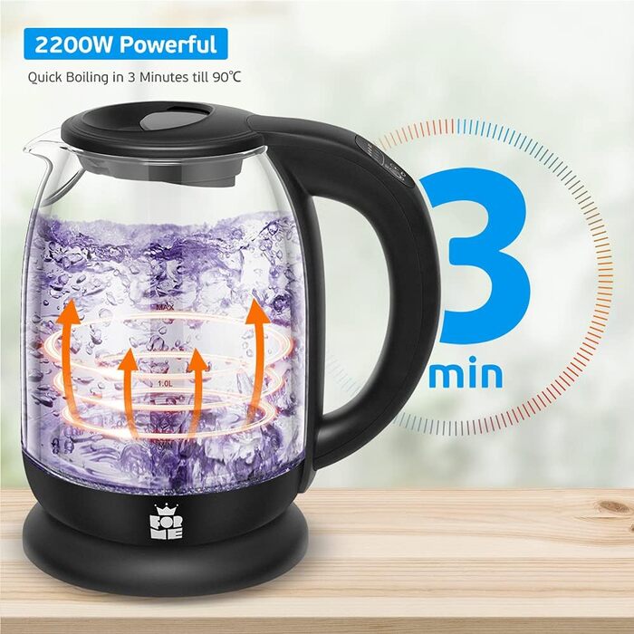 ForMe Stainless Steel Kettle 1.7 L with Temperature Setting, Temperature Selection 40-100°C | LED Digital Temperature Display | Adjustable Kettle | Teapot, Kettle, Keep-Warm Function | BPA Free (Without Tea Strainer 227)
