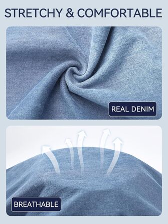 Джинси жіночі Bootcut з високою посадкою VX VONXURY, темно-сині, еластичні, 4 кишені, повсякденні/офісні - 31 Inseam (XL), світло-блакитні - 29 Inseam