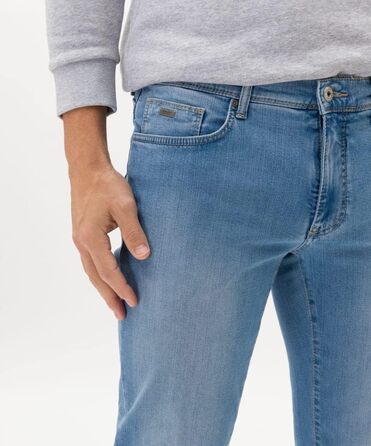 Джинси чоловічі BRAX Cadiz Straight Fit світло-блакитні (33W/34L) - класичні п'ятикішенні