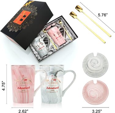 Housewarming Gifts for New Home Unique Housewarming Gift Ideas for New Home New Adventure New Memories Couple Coffee Mug Set 340 ml