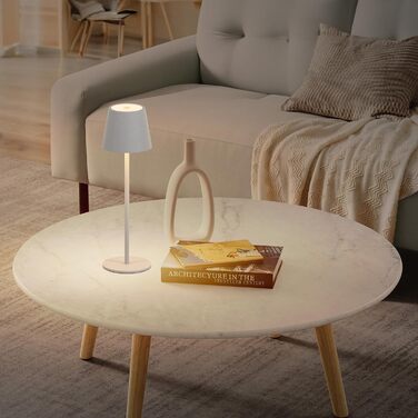 LED-лампа Klighten 2 шт. на акумуляторі, сірого кольору, диммування, бездротова, перезаряджувана, тепле світло 3000K, для дому та вулиці, USB-C, алюміній, IP54, вологостійка, сіра