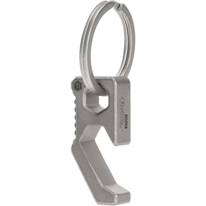 KeyUnity KA13 Titan Bottle Opener Keychain, 2-in-1 EDC Keychian Tool - Bottle Opener & Screwdriver, suitable for all glass bottle caps