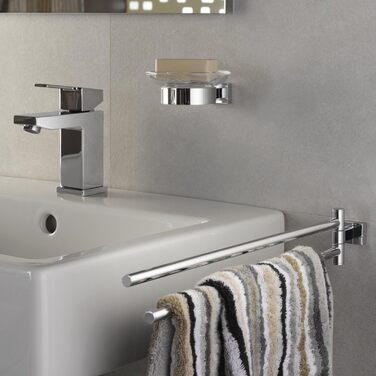Тримач для склянки або мильниці Grohe Essentials Cube, квадратний, окремий