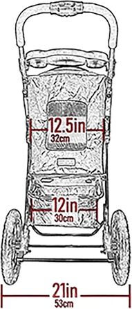 Дитяча коляска для тварин Pet Gear AT3, Summit Grey (сірий)