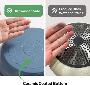 Набір посуду Redchef: 16 предметів, антипригарне покриття, кераміка, без PFOA/PTFE, для дому та кемпінгу