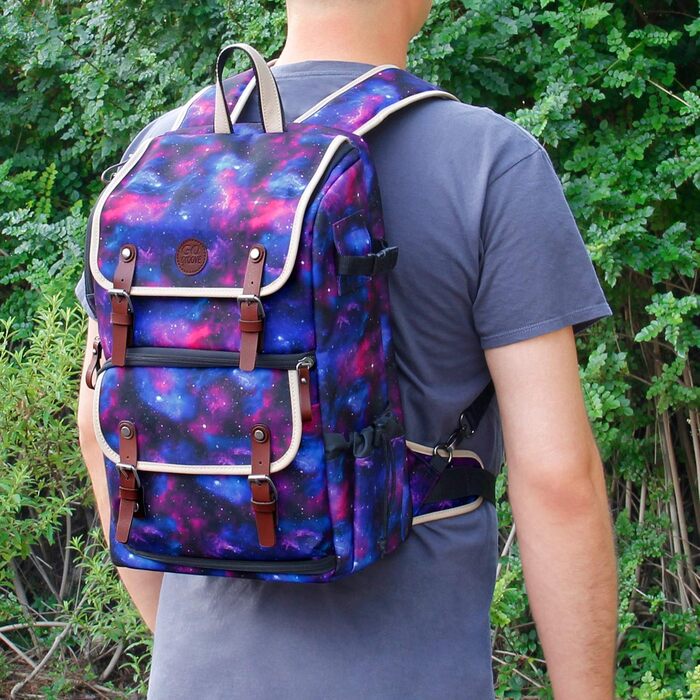 Рюкзак для камери GoProve: DSLR рюкзак для подорожей, з місцем для камери, аксесуарів, ноутбука та штатива, вологостійкий, (Galaxis)