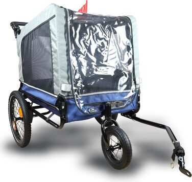 Фросал Причіп для велосипеда для собак Лассе - універсальний причіп-біговий візок для собак, трейлер для собак