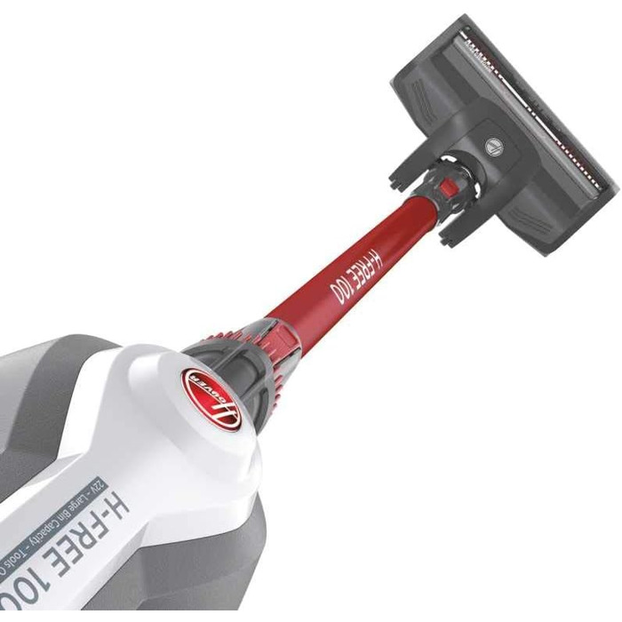 Hoover Cordless Vacuum Cleaner Pet Hair H-FREE 100 PETS Bagless + Pet Turbo Brush I Up to 40 Minutes Run Time I Cordless Vacuum with LED, XL Dust Container & Parking Function I Cordless Vacuum with Crevice Nozzle & Dust Brush