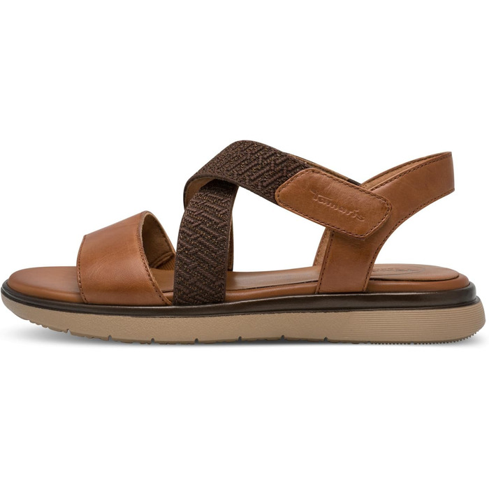 Босоніжки жіночі Tamaris Wide FIT 8-88600-44, 38 EU, колір Nut (бежевий), широка колодка