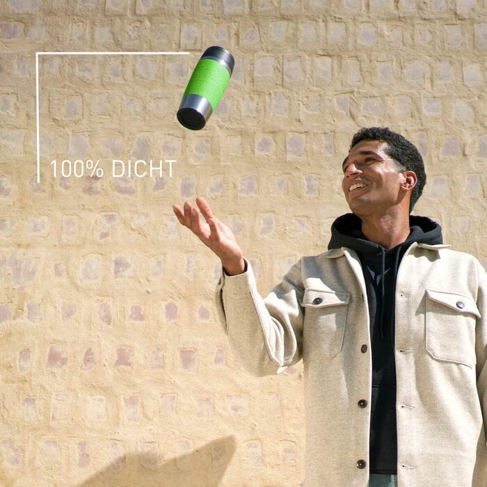 Термокружка Emsa N20202 Travel Mug Classic, 0.36 л, нержавіюча сталь, 4 години гаряче, 8 годин холодне, герметична, для подорожей