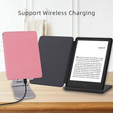 Чохол для Kindle Paperwhite 11th Gen (M2L3EK/M2L4EK) – рожевий, Kunstleder, Auto Sleep/Wake