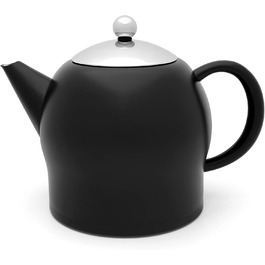 Bredemeijer small, round, double-walled teapot 0.5 Liter (Black, 1.4 L)