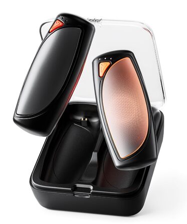 Електричні грілки для рук, 2 шт. з зарядним кейсом, 14000 mAh, USB-C, 3 режими нагріву, до 55°C, чорні - для чоловіків та жінок