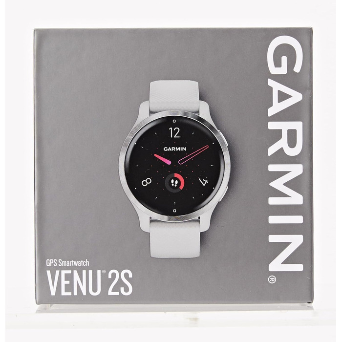 Розумний годинник Garmin Venu 2S сірого кольору: GPS, фітнес, AMOLED-дисплей, 25+ видів спорту, Music Pay