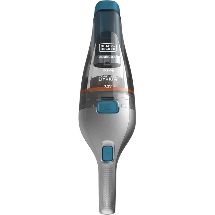 Акумуляторний пилосос ручний BLACK+DECKER Dustbuster 7.2V (NVC215W) - безмішковий, з насадкою та зарядним пристроєм