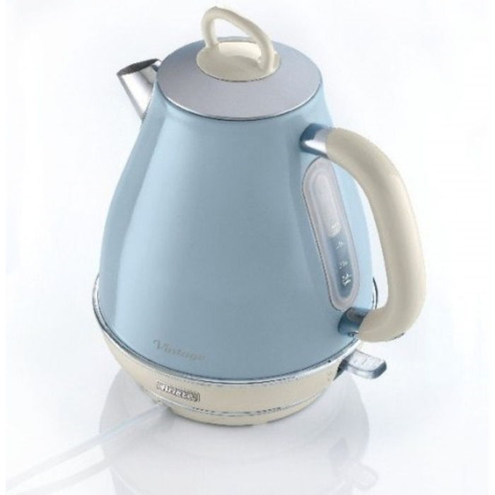 Електричний чайник Ariete 2869/05 Vintage, 2000 Вт, 1.7 л, Блакитний