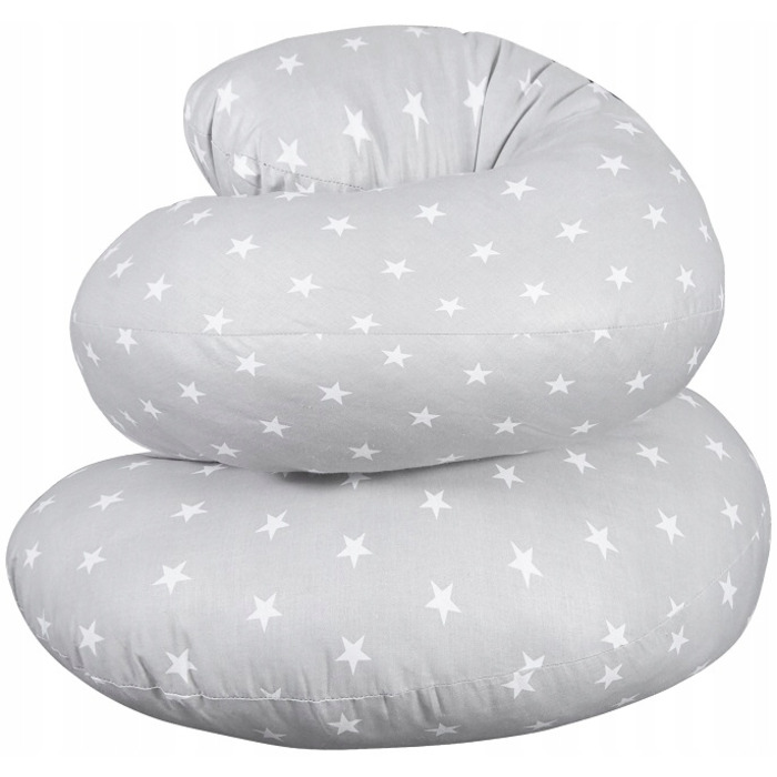 Подушка для сну Babymam, біла, силіконові кульки, 3в1