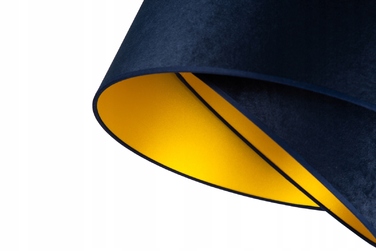 Підлоговий торшер Glimex з абажуром, патрон E27, 60 Вт, чорний з жовтим