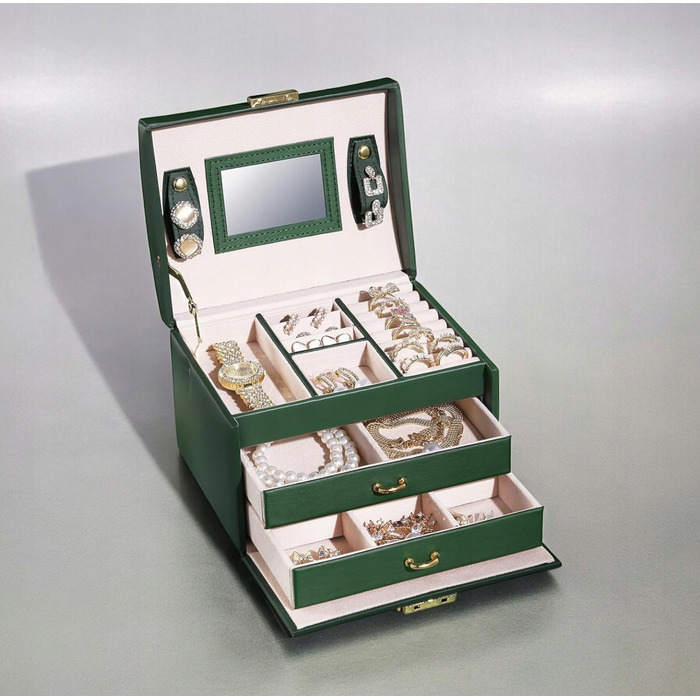 Скринька для прикрас у вигляді валізки з шухлядою
