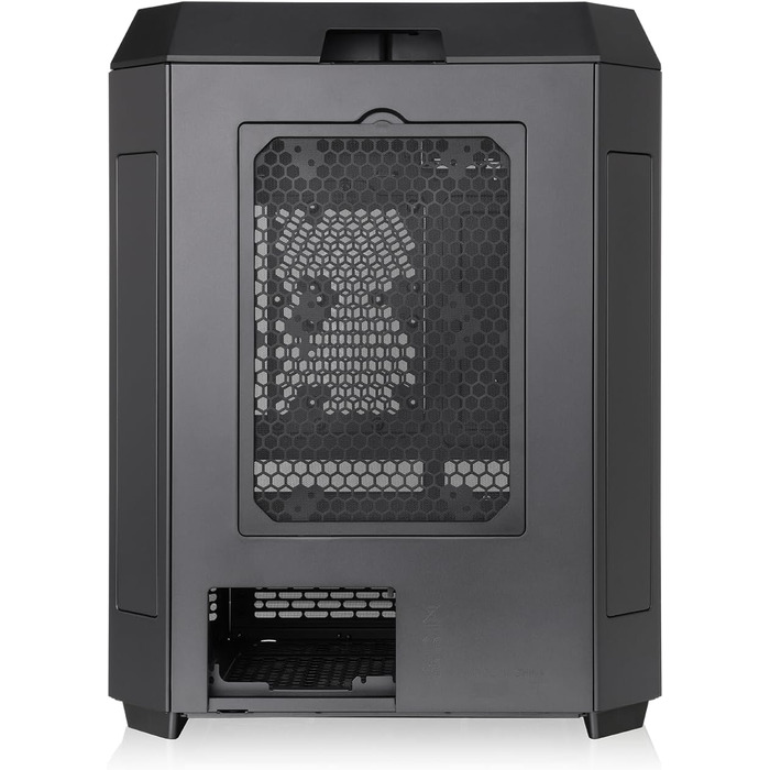 Корпус ПК Thermaltake The Tower 600 ATX Mid-Tower, чорний: скляний дизайн, USB-C, підтримка радіаторів 420/360мм