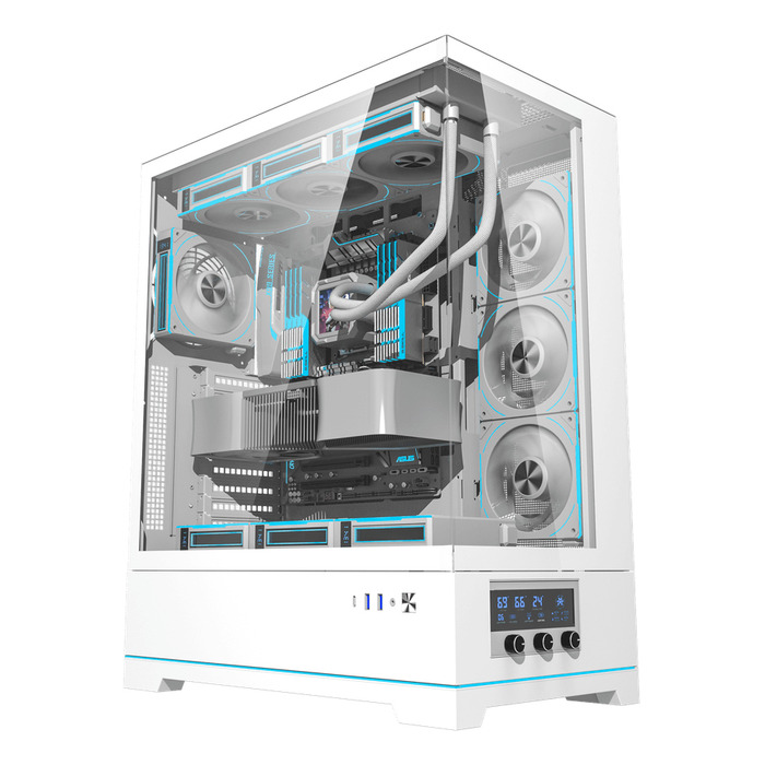 Корпус для ПК DarkFlash DY451L PRO ATX Midi Tower, скло, ігровий, ARGB