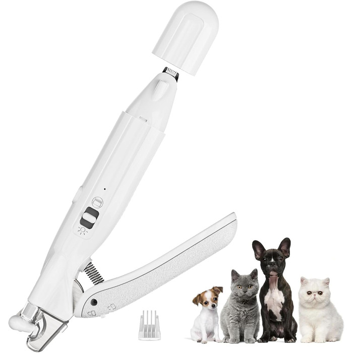 Машинка для стрижки собак Leise, 4 в 1: стрижка тіла, обрізка подушечок, догляд за очима та вухами. Ідеально для собак та котів. Комплект 2 в 1