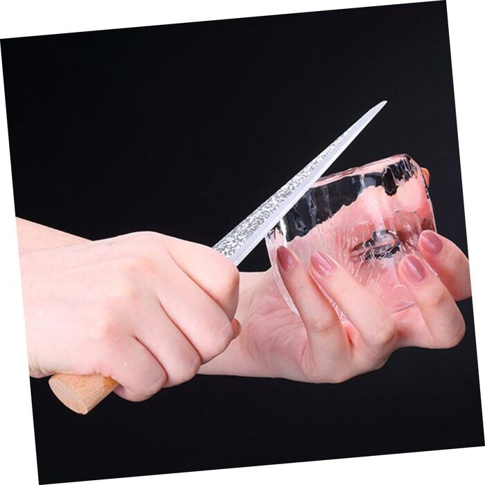 Bartender ice pick ice cubes ice molds bar accessories kalanchoe drink cooling ice selection pointed ice pick ice chipper ice scraper stainless steel khaki