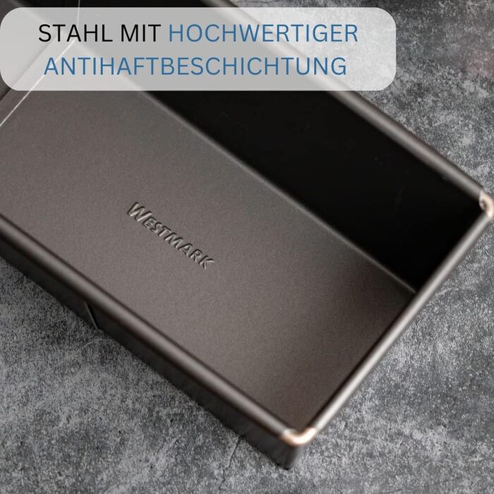 Форма для випікання хліба Westmark Back Meister, розсувна, холоднокатана сталь, антрацит, 32932270