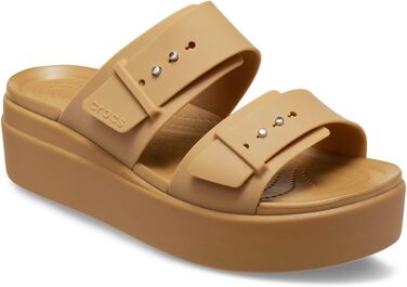 Crocs Brooklyn Buckle Wedge сандалі жіночі Umber 37 EU