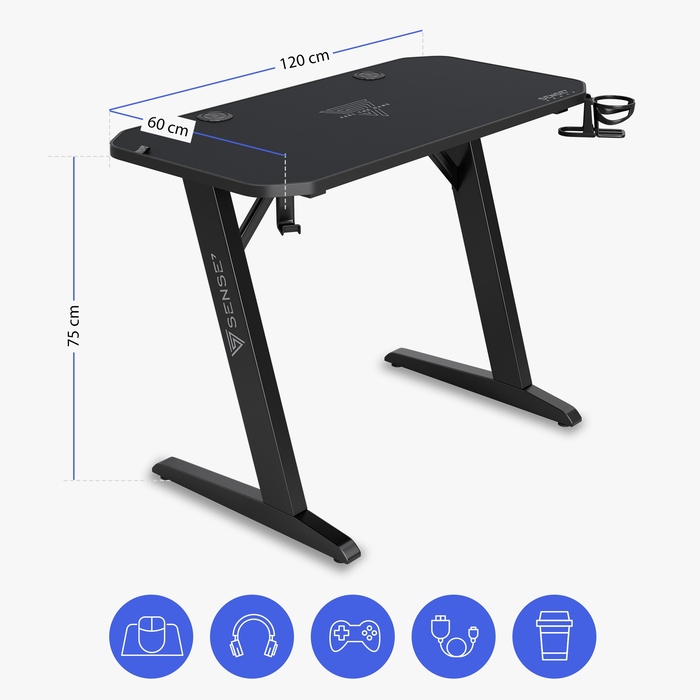 Ігровий стіл Sense7, 120 x 75 x 60 см