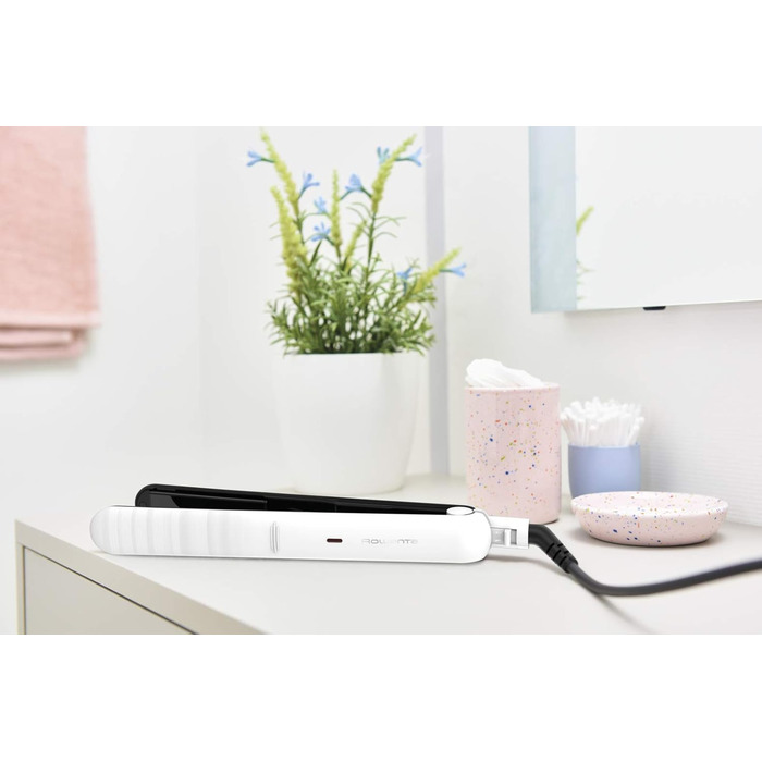 Випрямляч для волосся Rowenta Optiliss SF3210, керамічне покриття, 230°C, білий