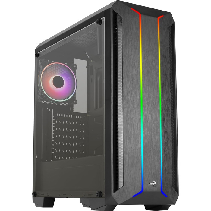 Корпус ПК Aerocool SKYLINE V2 BK ATX з RGB підсвічуванням та 120мм вентилятором