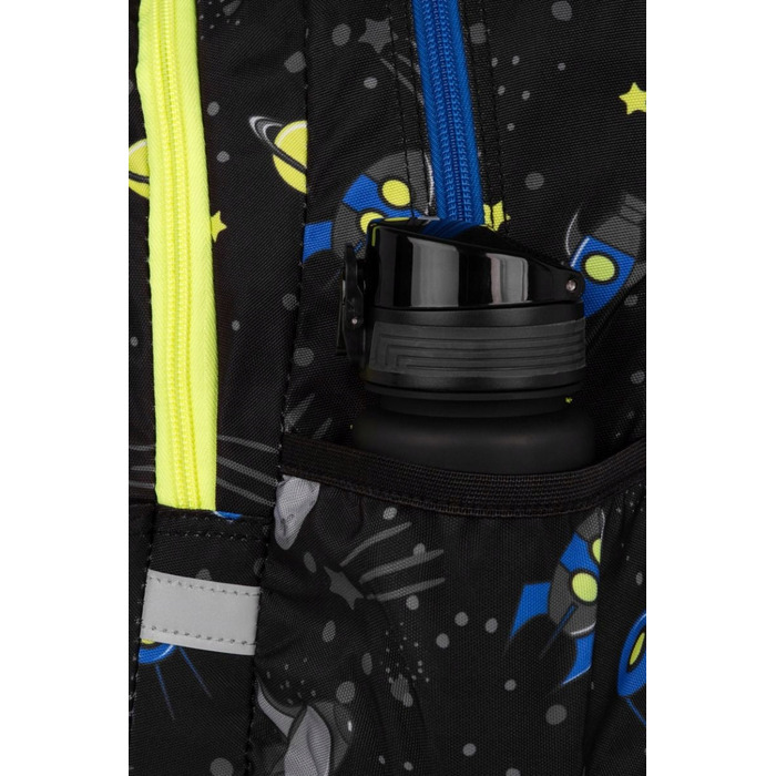 Багатовідсінковий шкільний рюкзак CoolPack, чорний, 21 л