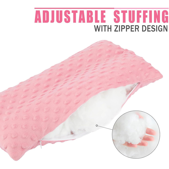 Hysterectomy Seat Belt Pillow, Hysterectomy Recovery, a Must-Have After Surgery, Belly Pillow with Ice/Heat Pack for Tummy Tuck, C-Section Recovery, Gifts, Minky Dot Coral