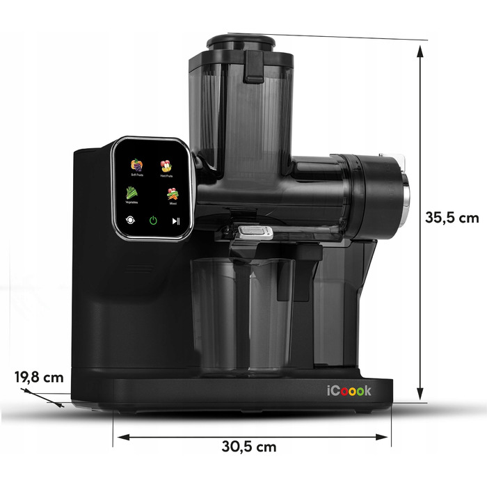 Повільна соковижималка ICOOOK MSO-IC-01 200 Вт