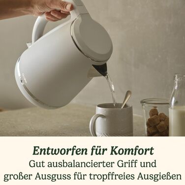 Cuisinart Kettle | Rapid-boiling, cordless kettle, 3kW | Gray, stainless steel, matte finish | 1.5L capacity | Part of coordinated kettle and toaster sets 1.5L pitcher Gray
