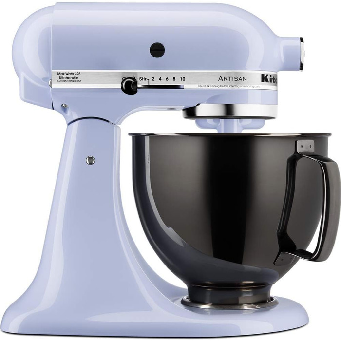 Миска з нержавіючої сталі KitchenAid 4,8 л, чорна, модель 5KSM5SSBRB