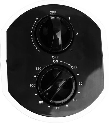 Вентилятор Emerio Tower TFN-123006: 35 Вт, 3 швидкості, таймер, осциляція, білий