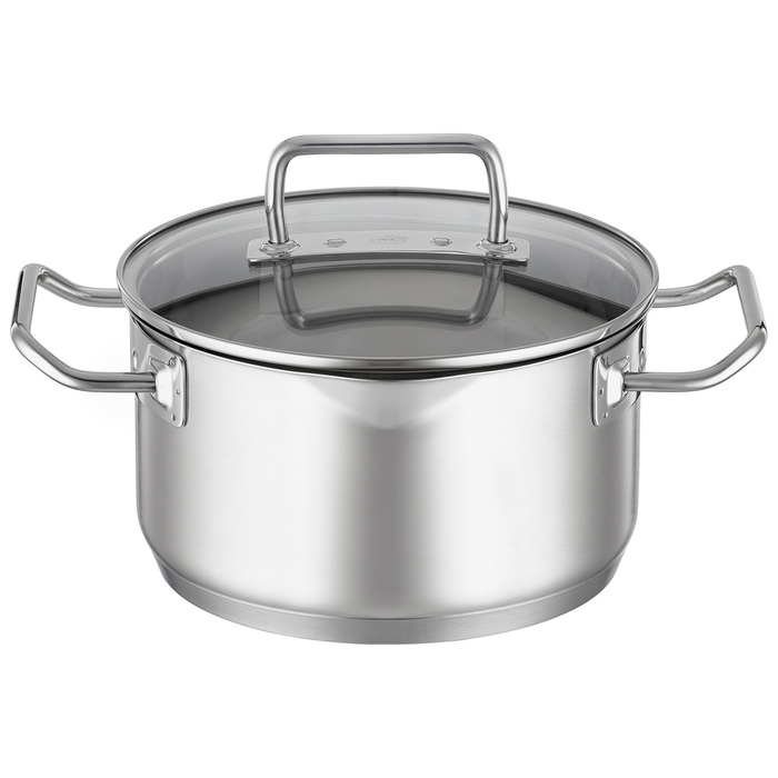 Rosle EXPERTISO 7-Piece Cookware Set, 2x16/20/24 cm, Stainless Steel