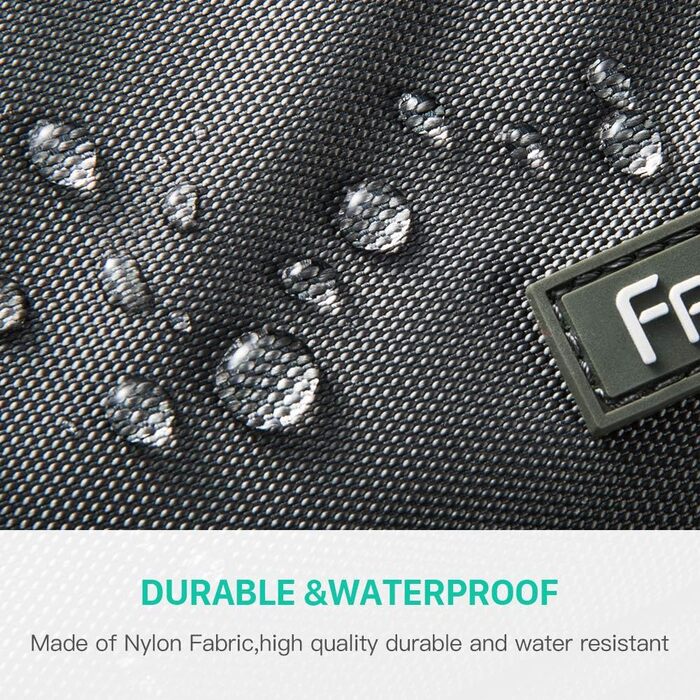 Поясна сумка FREETOO для чоловіків та жінок з 6 кишенями на блискавці – водонепроникна, для прогулянок з собаками, бігу, походів, подорожей та відпочинку (Сірий)