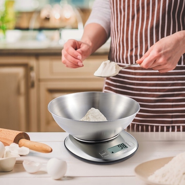 Кухонні ваги Webber EK4390, сріблястий/сірий, 5 кг