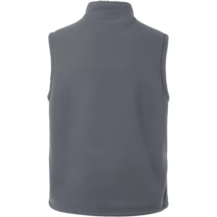 Чоловічий флісовий жилет з високим коміром для активного відпочинку, теплий зимовий жилет, чоловічий жилет з кишенями на блискавці, з підкладкою (сірий, 3XL)