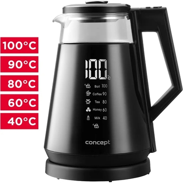Скляний електрочайник THERMOSENSE Concept RK4170, 1,7 л