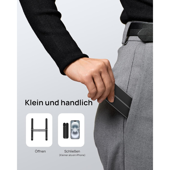 Підставка для ноутбука SODI, алюмінієва, регульована висота, з вентиляцією, для MacBook Pro/Air, HP, Sony, Dell, 10-16