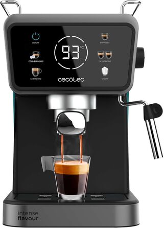 Кавоварка Cecotec Power Espresso Touch ColdBrew – еспресо, капучино, холодна кава, 20 бар, поворотний паровий кран
