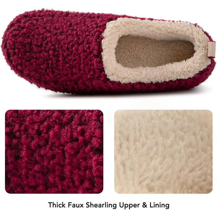 Домашні тапочки RockDove Nomad для жінок з піною, що формується, 40.5/41.5 EU, червоні