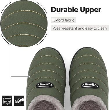 Тапочки халатні зимові Mishansha для чоловіків та жінок, теплі, з плюшевою підкладкою, розмір 35-47, колір зелений, 41 EU