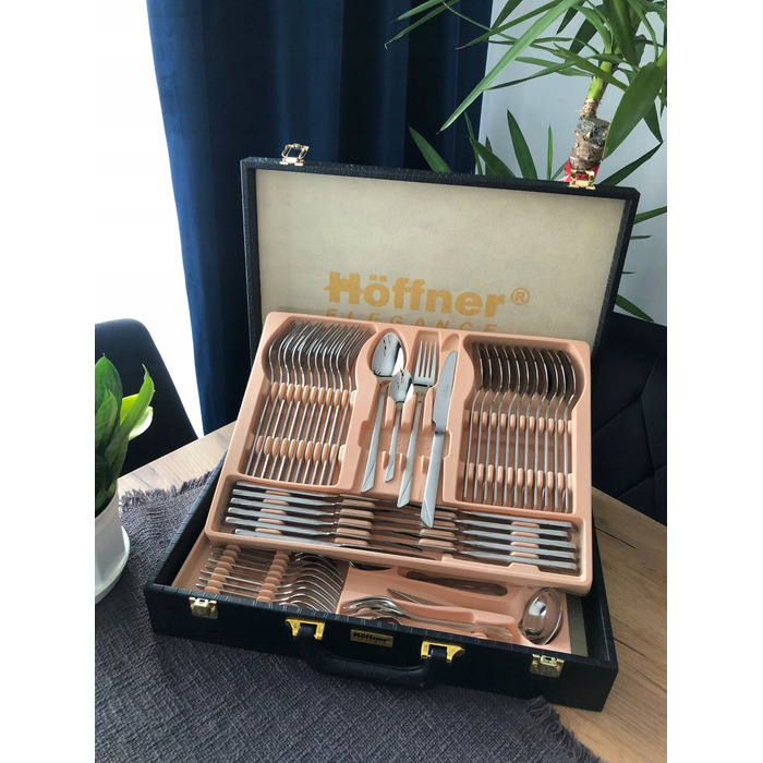 Набір столових приборів Hoffner Premium Laser 72 предмети